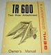Gehl TR 600 Two Row Attachment Operators Owners Manual ORIGINAL! 3/72 corn head