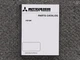 Mitsubishi FG15N Forklift Lift Truck Parts Catalog Manual