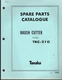 1988 & EARLIER TANAKA BRUSH CUTTER MODEL TBC-210 PARTS MANUAL