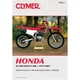 Clymer M318-4 Service Shop Repair Manual Honda XL/XR/TLR125-200 1979-2003