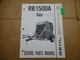 Gehl RB1500A Baler Parts Catalog Manual book 11/80