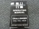 Hyster H40J H50J H60JS Challenger Forklift Owner Operator Maintenance Manual