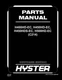 Hyster H400HD-EC,H450HD-EC,H450HDS-EC, H500HD-EC C214 Forklift Parts Manual Book