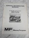 Massey Ferguson MF 205 205-4 210 210-4 220 220-4 Service Information Manual
