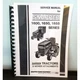 SNAPPER 1600 1650 1855 SERVICE MANUAL for Tractor Workshop 64 pages comb bound