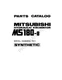 Caterpillar Mitsubishi Hydraulic Excavator MS180 8 Parts Catalog Manual 7051-Up