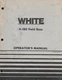 WHITE 4-180  FIELD BOSS OPERATORS MANUAL