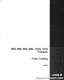 Case 885 990 996 1210 1212 Tractor Parts Manual