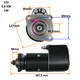 Starter for AH1217 11139033 AZK5192 Bomag BW4A BW6A Volvo BM S950 T800 T814 F86
