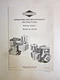 Briggs & Stratton Small Engine Operating Manual 1985 Series 80200 to 82200