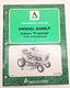 USED OPERATORS MANUAL FOR ALLIS CHALMERS MODEL 608LT LAWN TRACTOR 1656921