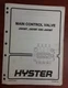 Hyster Main Control Valve J30XMT, J35XMT and J40XMT Manual 2000 SRM 576