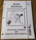 Gehl BH408 Backhoe Operator & Part Manual for SL3825 SL4625 SL5625 SL5635 SL6635