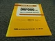 Komatsu DRP080-4 Shank Ripper D80A-18 D80E-18 Dozer Parts Catalog Manual 25001