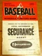 1960 Baseball Schedule & Record Book by Nationwide Insurance Co.  31 Pages