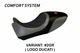 Ducati Diavel 2010 - 2013 Tappezzeria Italia Grey Seat cover Anti slip Design