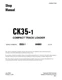 Komatsu CK35-1 Skid Steer Loader/Compact Track Loader Service Manual