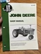I & T Shop Service Manual for John Deere Tractor JD-203