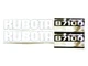 Decal for Kubota B7100 & B1700 Tractors - Durable & Weather Resistant