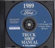 1989 Ford Truck Shop Manual 6 Book Set on CD F150 F250 F350 Bronco Van Service