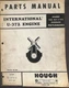 International U-372 Engine Parts Manual for Hough H-60 H-65 H-70 Gasoline Payloa