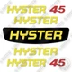 Fits Hyster E45XN Decal Kit Forklift- 7 YEAR OUTDOOR  3M VINYL!