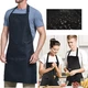 Practical Unisex Aprons with Pocket for Home Cooking Grilling and Food Service