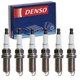 6 pc DENSO Iridium Long Life Spark Plugs compatible with Toyota 4Runner 4.0L V6