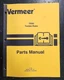 VERMEER TR90 TEDDER/RAKE  PARTS MANUAL  # 105400ZEI   2004