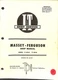 Massey-Ferguson MF175 MF180 Shop Service Manual MF-29 T&T Technical Pub