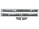 Decal for Massey Ferguson 275 & 375E Tractors - Fits Multiple Models