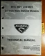 John Deere Sabre M10 M21 M23 21" Walk-Behind Mower Technical Manual TM1722 2/98