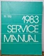 1983 Dodge Ram Van Wagon Service Shop Repair Manual Rear Wheel B150 250 350 