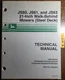 John Deere JS60 JS61 JS63 21" Walk-Behind Mower Steel Deck Technical Manual '97