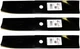 3 Hi-Lift Blade Set for 42" Deck Dixon ZTR 428 429 Yamaha YT5700 Riding Mowers