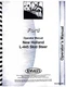 New Holland L445 Skid Steer Loader Owners Operators Manual