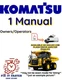 KOMATSU HD605-7-GALEO OPERATORS OWNERS MANUAL PDF USB