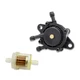 Fuel Pump Kit For Kohler Kawasaki CH25 CV17 24 393 16-S 49040-7001 Engines