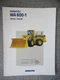 Komatsu WA600-1 WA 600-1 Wheel Loader Tractor Brochure Features Specifications