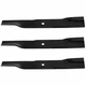 52" Cut Mower Blades for Hustler 926873 926881 926972 927236, Oregon 92-044 (3)