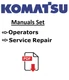 ☑️ Komatsu D21A-8, D21P-8 Dozer Crawler Bulldozer Service Manual Operators
