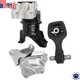 3Pcs Engine Motor & Trans. Mount Set for 2012-2013 Honda Civic Sedan 1.8L A/T