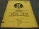 Oliver Cockshutt 1750 1800B 1800C 1850 1950 1900C Tractors Service Manual xo