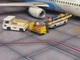 1:200 Airport Ground Handling MH-50 Trailer Luggage Transport System Car Model