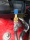 Adapter high pressure low pressure quick coupling for R134a air conditioning systems fill