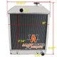 For Ford 4500 5000 5100 5200 5600 6600 345C Tractor Radiator 3-Core D8NN8005SB