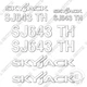 Fits SkyJack SJ643TH Decal Kit Telehandler (White Cut ONLY) - 3M Vinyl!
