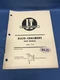 I&T AC-25 Shop Manual For Allis-Chalmers Models 160