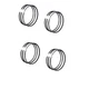 New 4Sets STD Piston Ring set Fit For Mitsubishi Engine 4M40D 4M40TD
