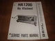 Gehl HA1200 Hay Attachment Service Parts Manual Form No. 903394